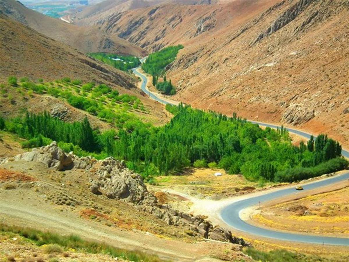 جاده سپیدان به نورآباد