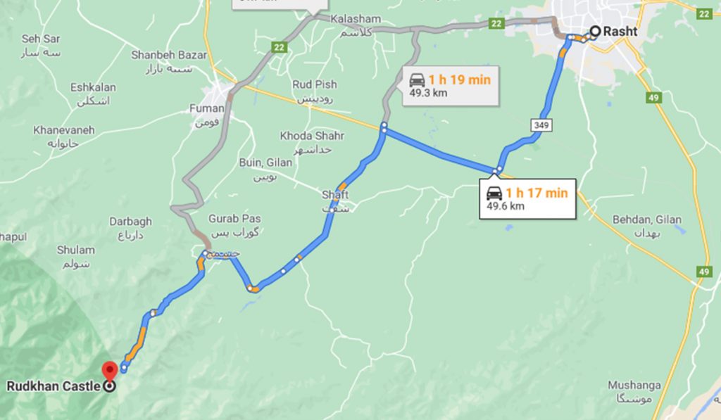 راهنمای سفر به قلعه رودخان