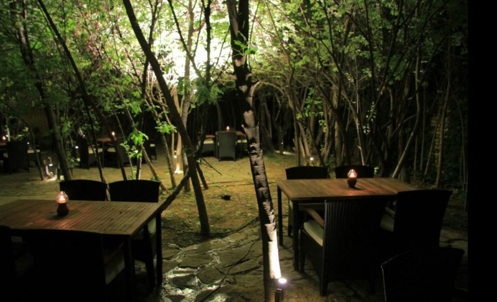 محیط سرباز باغ راز از بهترین رستوران های شیراز