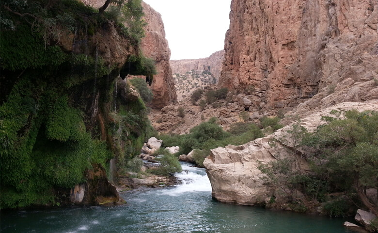 کمپینگ تابستانی در اطراف شیراز در ایران