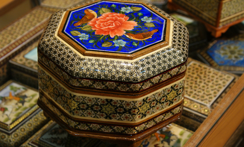 خاتم کاری معروفترین صنایع دستی ایران