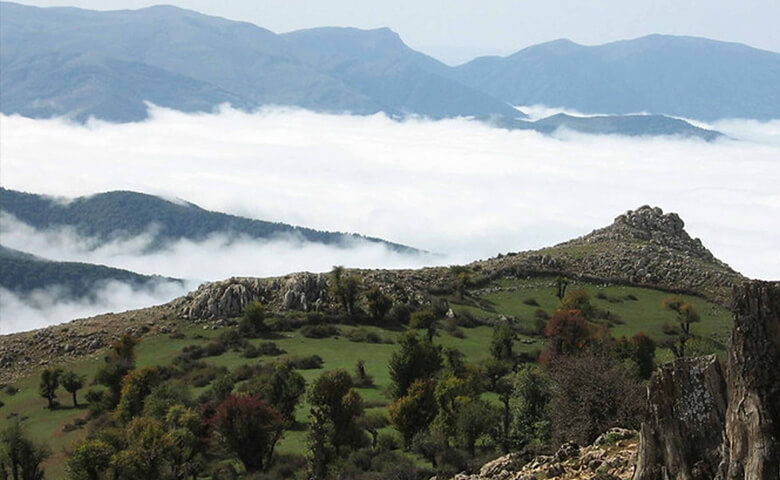 قله درفک در شمال کجاست