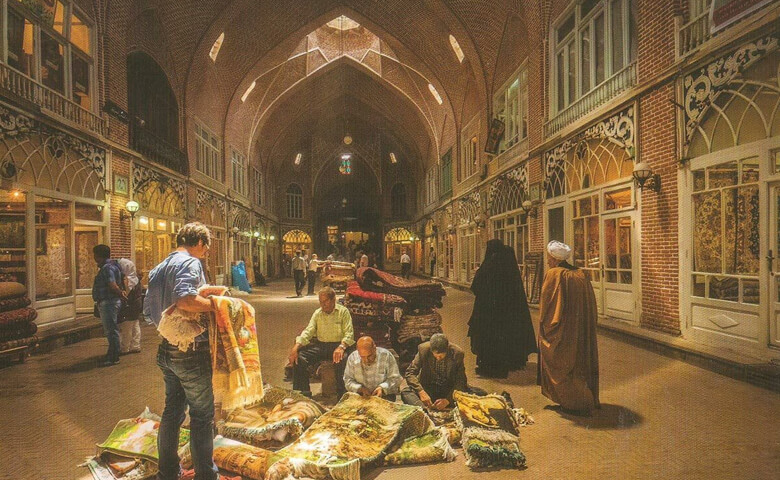بازار سنتی تبریز در ایران