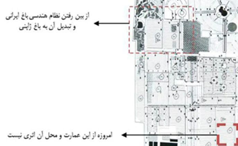 پلان باغ ارم