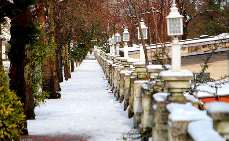 شهر انزلی در زمستان